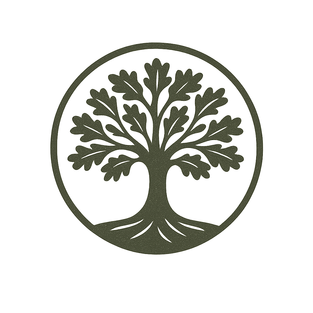 Harmony Oak Yoga Logo